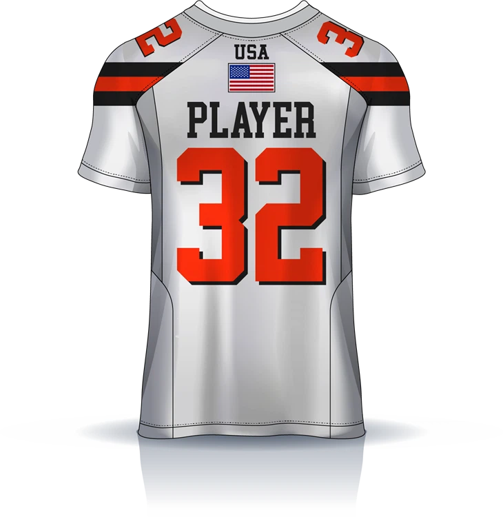 Hot 2023 Grey Design Cool American Football Jersey
